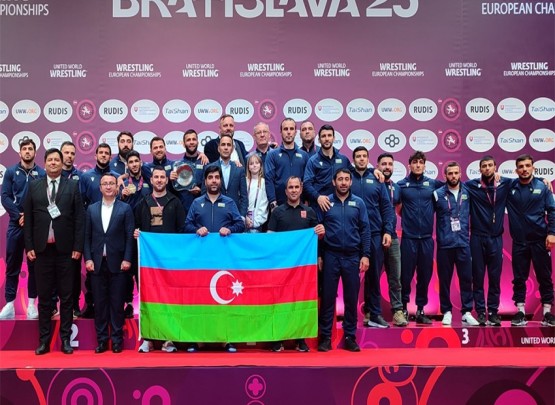 Yunan-Roma güləşi millimiz Avropa çempionu oldu